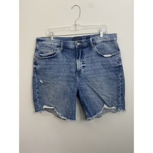 Lucky Brand 90s Loose Cutoff Short Distressed Jean shorts size 14/32